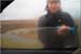Nína í gegnum bílaglugga