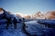 Við hnausa Reykjafell 1975