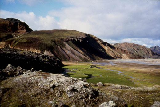 Lanm. Laugar 1973 opnaður vegur 