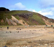 Landmannalaugar, camping