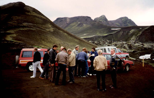 Á Frostastaðahálsi vettvangsferð