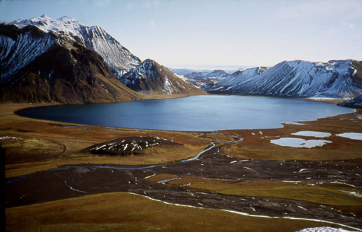 Löðmundarvatn áður en vegur kom