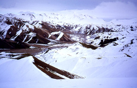 Séð yfir Gilið 